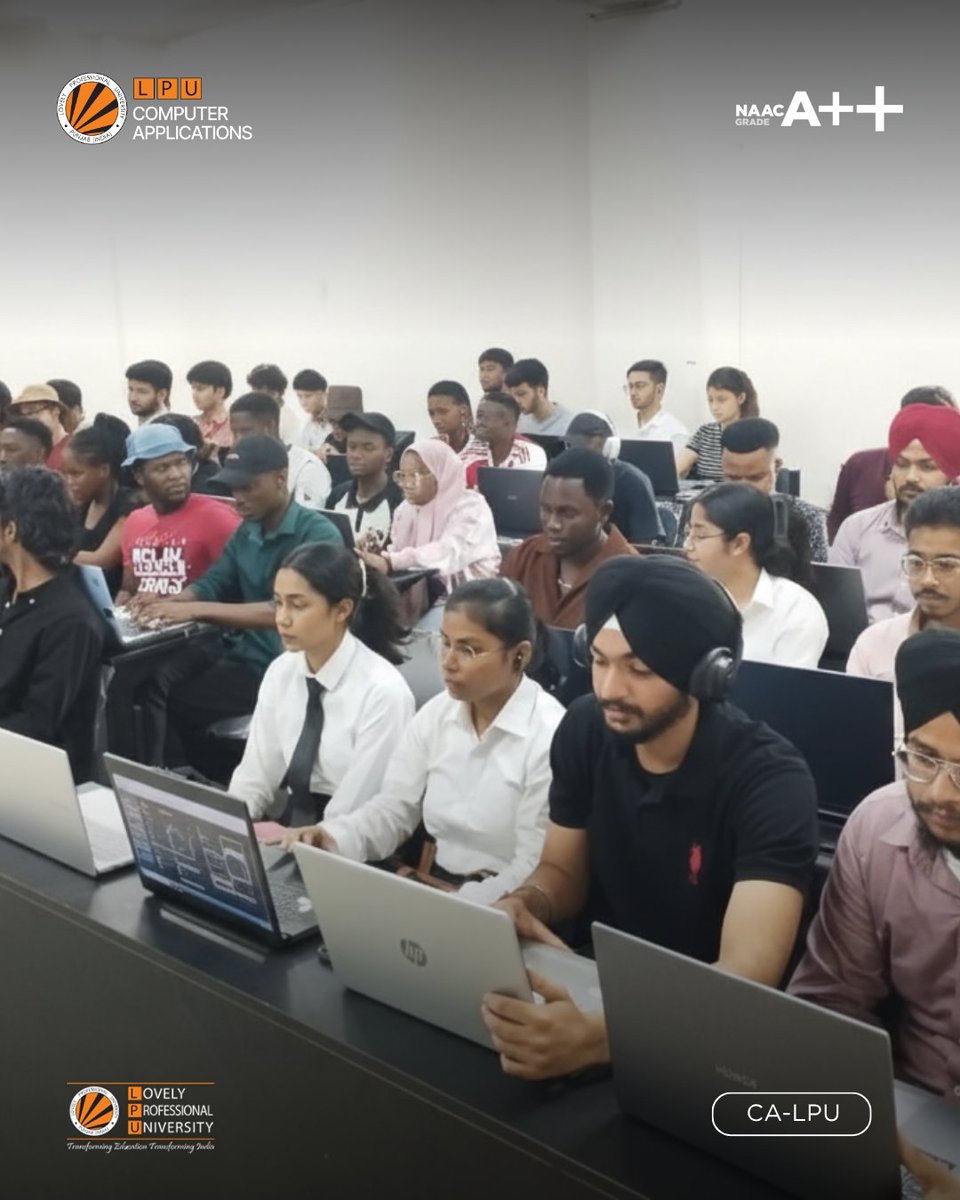 LPUComputerApp's tweet image. Empowering students through real-time learning!
SCA-LPU conducted an insightful Guest Webinar to strengthen industry-based skills and exposure.
 #SCALPU #GuestWebinar #TechLearning #IndustryConnect #StudentDevelopment