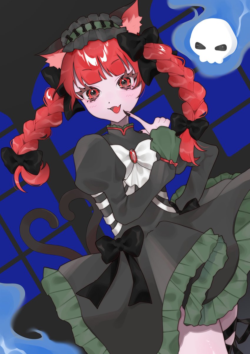 🐈‍⬛❤️‍🔥 #東方Project #火焔猫燐