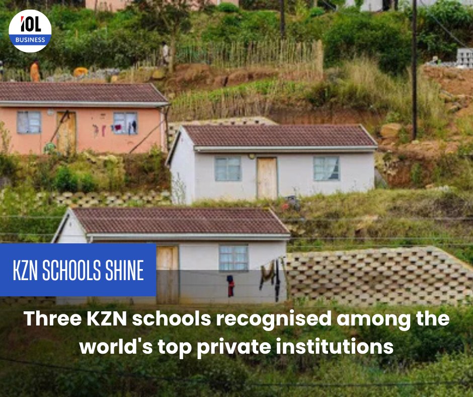 IOL's tweet image. Three KwaZulu-Natal schools have earned international recognition, making the list of the world’s top private institutions.
#KZNSchools #GlobalRecognition #TopPrivateSchools #EducationExcellence 
Read on tinyurl.com/32574rdz