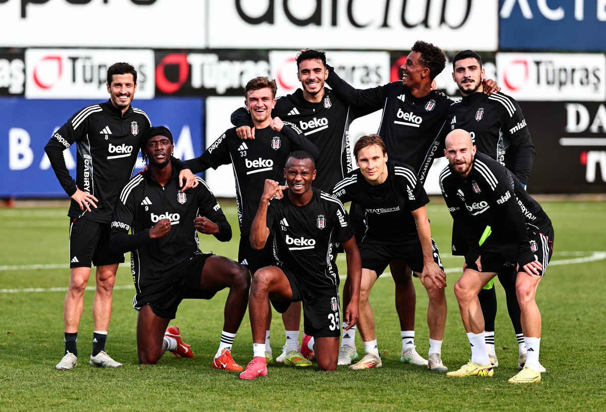 Besiktas's tweet image. Samsunspor maçı için hazırlıklarımız devam ediyor. 🦅