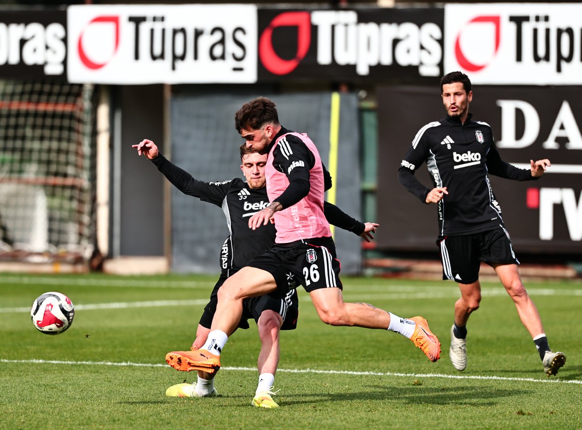 Besiktas's tweet image. Samsunspor maçı için hazırlıklarımız devam ediyor. 🦅