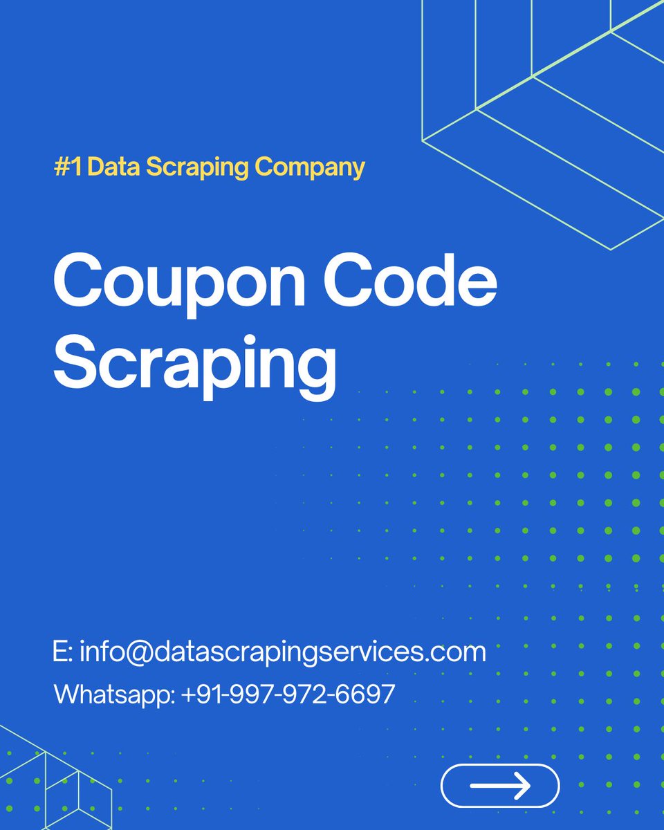 _datascraping's tweet image. Discover top-notch data extraction with Datascrapingservices.com. Our scalable solutions are designed to help you outperform competitors and achieve growth. Email info@datascrapingservices.com. #TopNotchDataExtraction #ScalableSolutions #OutperformCompetitors #AchieveGrowth