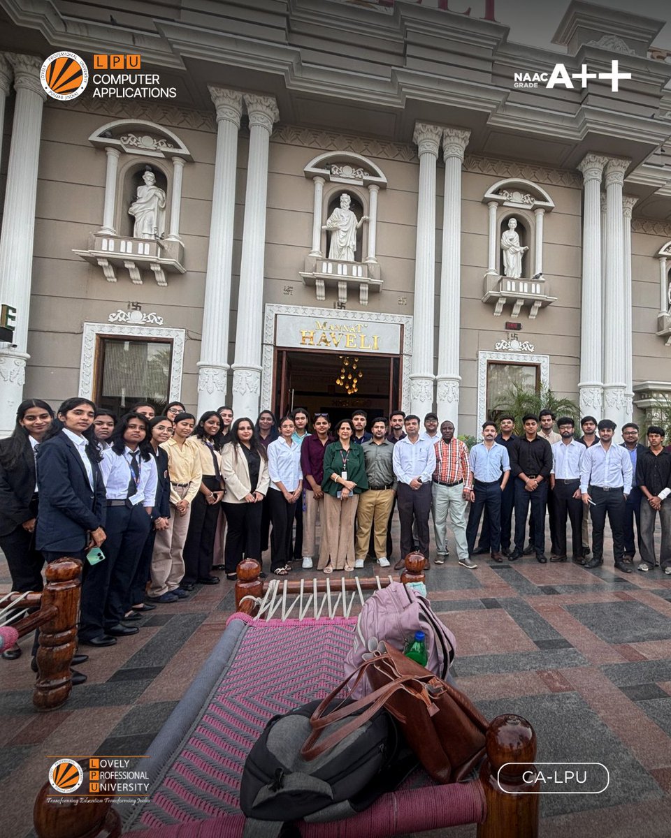 LPUComputerApp's tweet image. SCA-LPU students explored real-time Big Data applications at the IBM Campus, gaining industry insights, expert interaction, and hands-on exposure to emerging technologies.
#SCALPU #LPU #IBM #IndustrialVisit #BigData #IndustryConnect #FutureReady