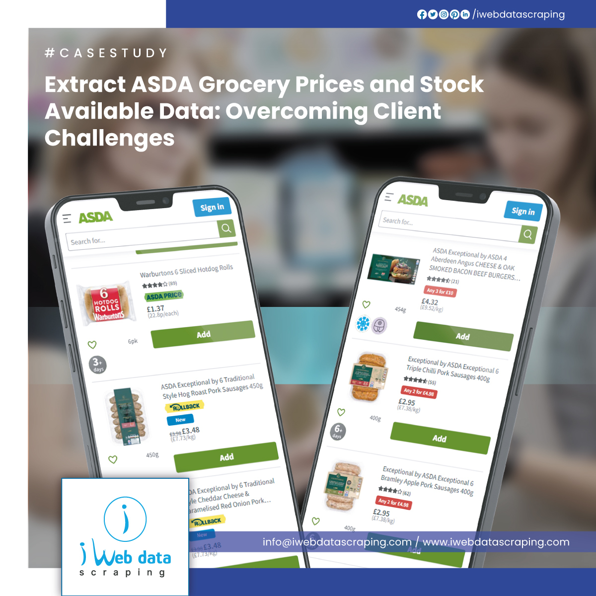 iwebdatascrape's tweet image. Extract ASDA Grocery Prices and Stock Available Data to analyze pricing trends, stock availability, and retail performance insights.

ReadMore&amp;gt;&amp;gt;iwebdatascraping.com/extract-asda-g…

#ASDADataScraping #GroceryDataAnalytics #RetailIntelligence