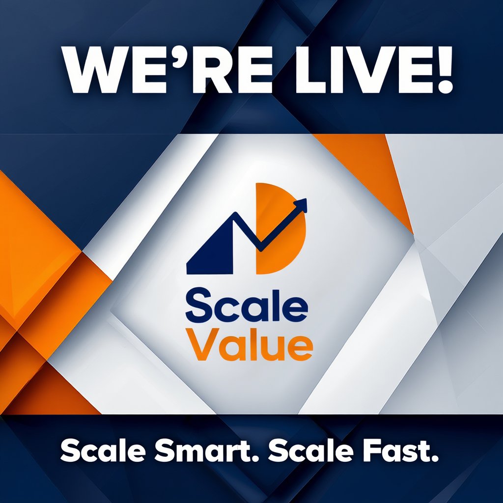 scalevalue's tweet image. 🚀 We’re Live!
To celebrate the launch of Scale Value, we’re giving an exclusive offer:
💥 Get 30% OFF on any service you choose.
(Only for early followers)
👉 Just FOLLOW us &amp;amp; COMMENT “SCALE”
Our team will DM you the discount instantly.
Let’s scale your business together. 🔥