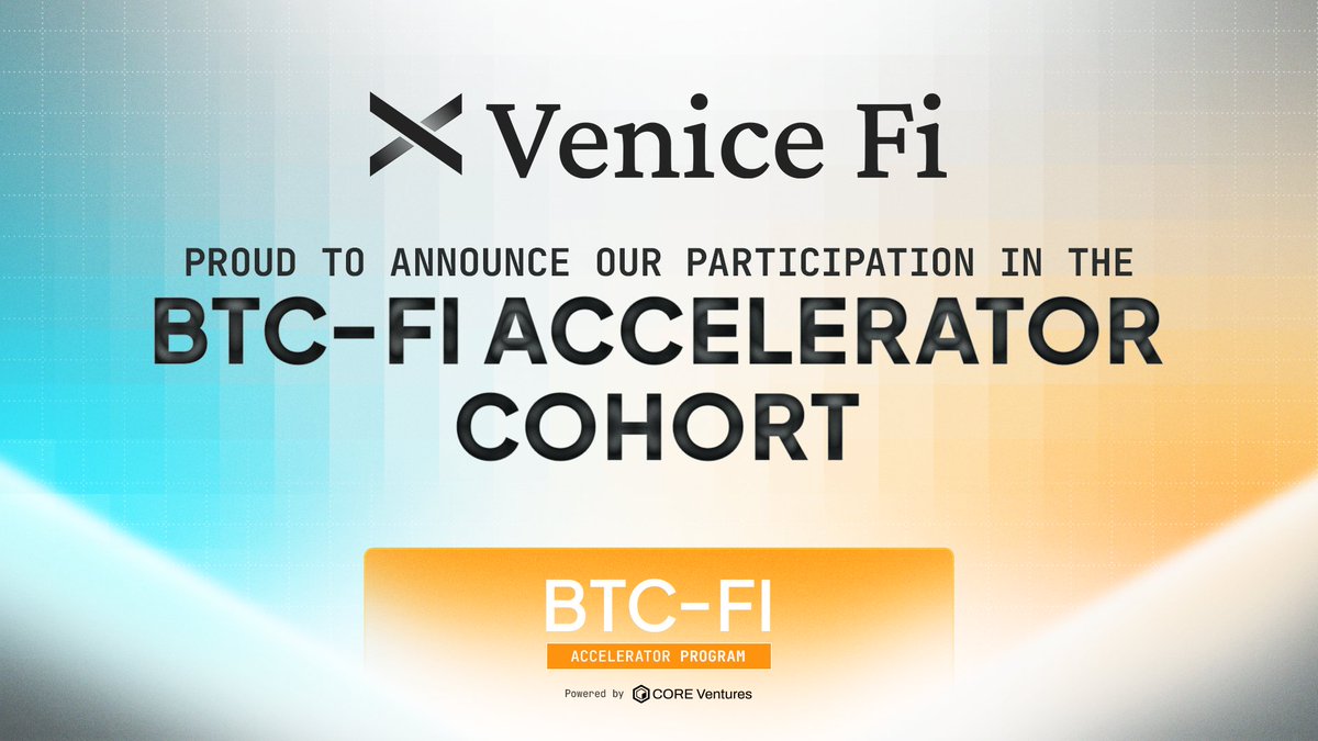 evenicefi's tweet image. Excited to announce that @evenicefi has been accepted for the @ventures_core  BTC-FI Program!

Looking forward to our continued collaboration with @Coredao_Org ecosystem to accelerate the future of BTCFi.