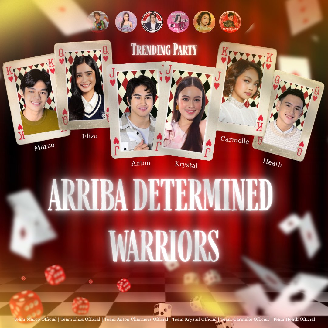 ElizasAngelsPH's tweet photo. COLLAB TWITTER PARTY STARTS NOW!

Together with Team Determined Warriors, Join us with our official tagline!

Reminders:
➤ Minimum of three words
➤ Include pictures and videos
➤ Refrain from double tagging
➤ No emojis and numbers
➤ Engage with big accounts

ARRIBA DETERMINED WARRIORS