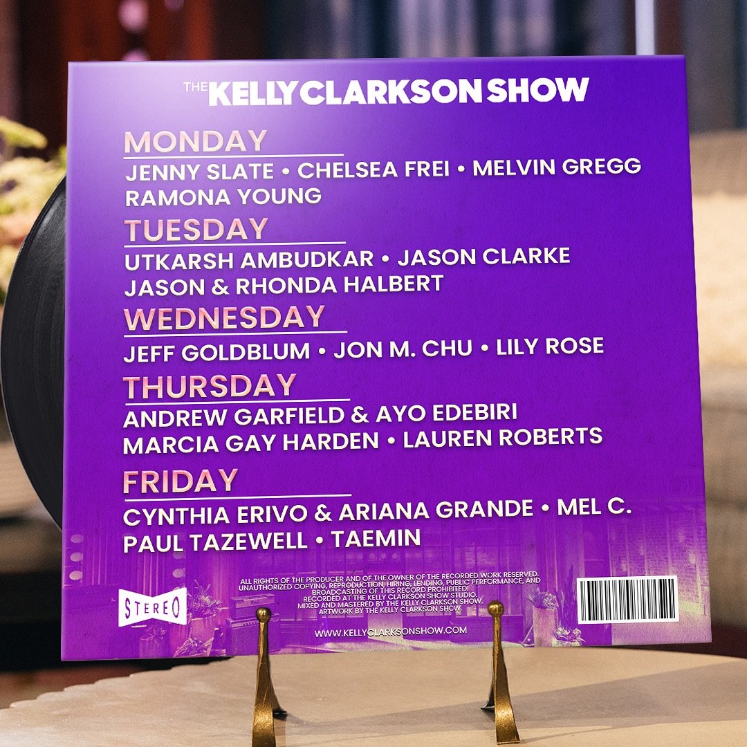 pspicegirls's tweet image. 📆 AGENDA CHEIA!

Melanie C estará na sexta-feira (21/11) no programa The Kelly Clarkson Show, divulgando #SWEAT💦! 🫰

No mesmo dia estarão Cynthia Erivo e Ariana Grande, que estarão divulgando #WickedForGood! 🪄

🗣️ Não há nenhuma informação sobre performance do single por lá.