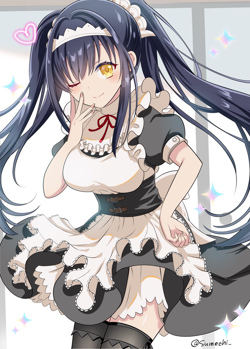 ゲーム版の鴎ちゃんのメイド服もかわいかったな
#サマポケ