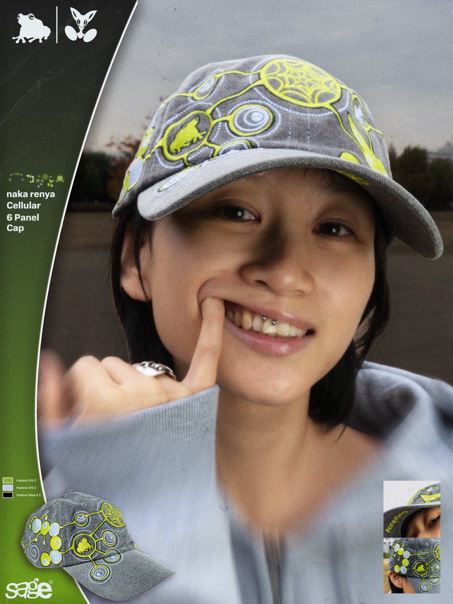 renyasan1's tweet image. 🧤naka × SAGE🦕
naka renya Cellular 6 Panel Cap 
Available 11.24 WORLDWIDE 🫟

model : Kirin,Koki

instagram.com/p/DRMifknATZi/…