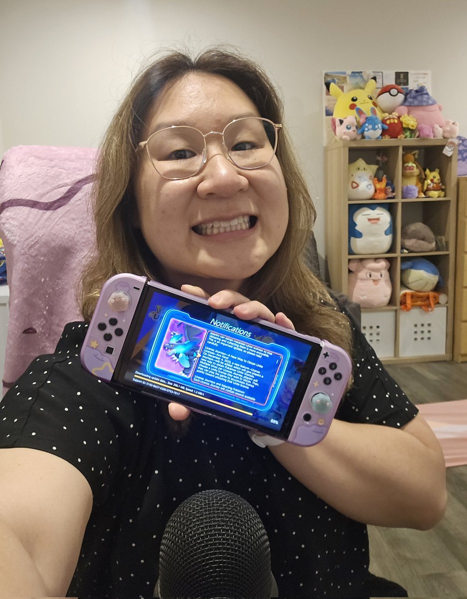 Testing out Mega Charizard in @pokemonunite. Thank you @pokemon for the license to try it out! #gifted_by 

🔴 Live Now ⬇️
twitch.tv/debbiepebble