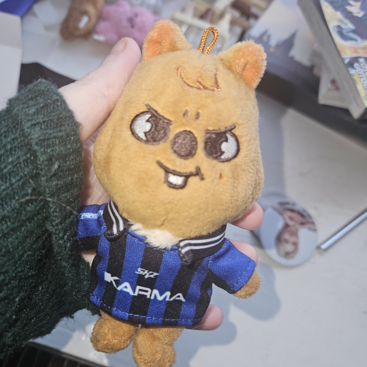 skzismyuniverse's tweet image. Dwaekki is on his way to joining Quokka, and Wolf Chan still needs to be shipped from Japan.