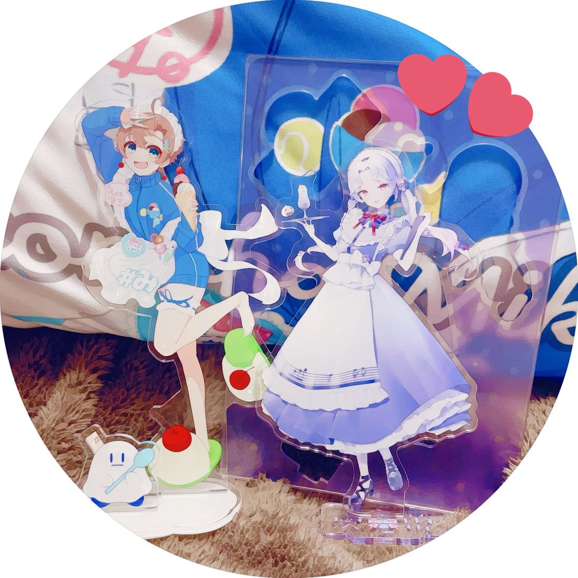 そいえばめれちとなりに並べたくて
じつは私もお迎えしていたよというおはなし🍨💜
#愛蕾