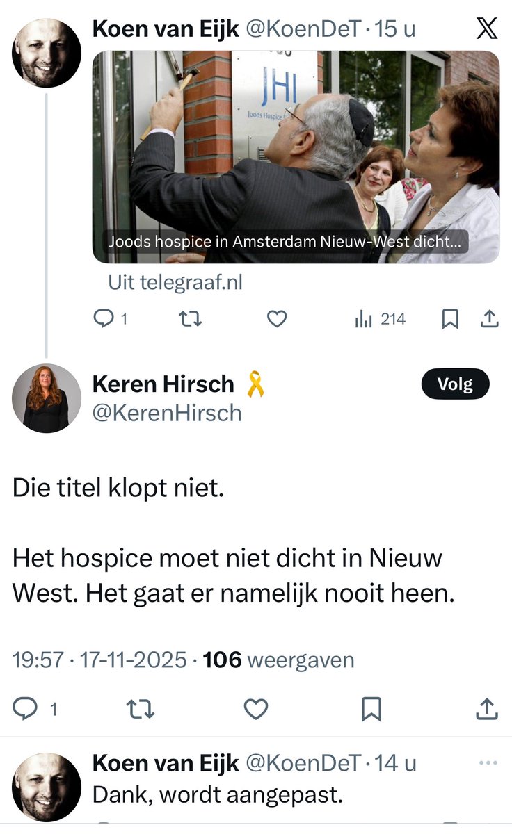 Radlab72's tweet image. 😂Bij de Israel-lobby krant de Telelobby was die ophitser @KoenDeT zo blij met de nieuwe slachtoffer jank #ophef dat hij er er hijgerig een leugenachtige ergere eigen draai aan gaf. En dat #GenoCIDI bestuurder @KerenHirsch je dan moet komen  corrigeren 🤦‍♂️😂