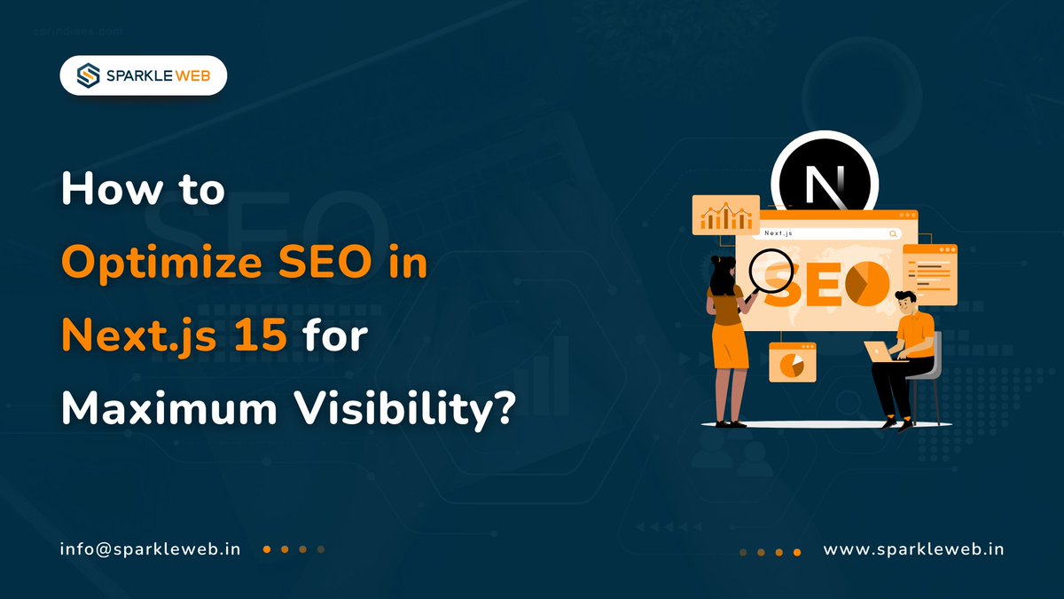 sparklewebhelp's tweet image. ⚡ Next.js 15 SEO = Faster Ranking + Better Performance

Next.js 15 brings upgraded Metadata API, faster rendering &amp;amp; optimized SEO features.

We help businesses use these features for real ranking growth.

Read more: sparkleweb.in/blog/seo_in_ne…

#nextjs15 #seo #webspeed #sparkleweb