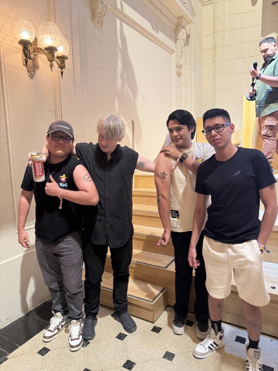 w3nerick's tweet image. Gavin presented JAM at the National Technological University of Buenos Aires 🇦🇷🧉

Thank you Gavin for talking to us, we hope to see you soon in Mexico 🇲🇽

Thanks @AcademyPolkadot for organizing these events in the universities 🎓

Proof of Ink - Kappa Sigma Mu 🐦‍⬛