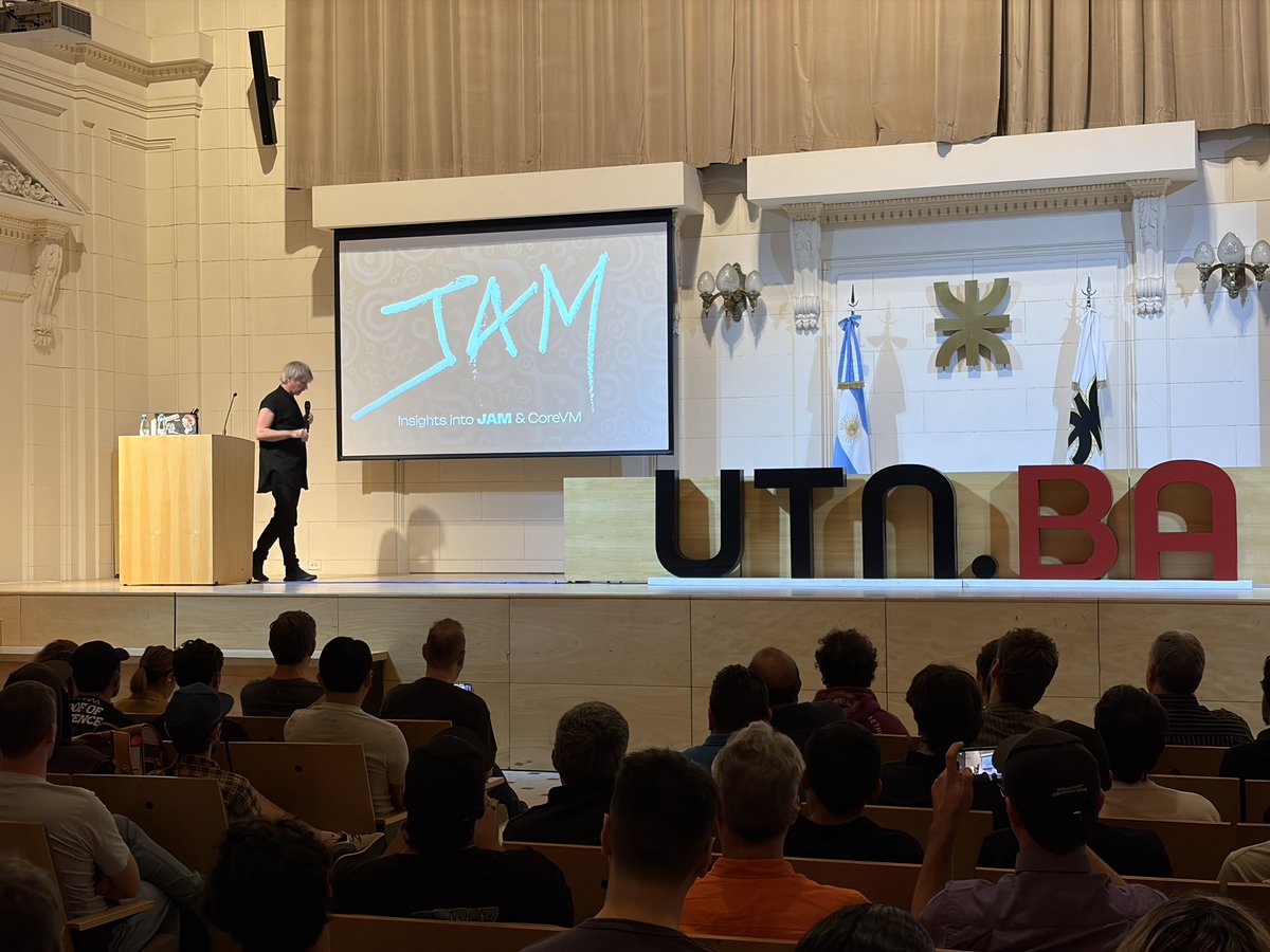 w3nerick's tweet image. Gavin presented JAM at the National Technological University of Buenos Aires 🇦🇷🧉

Thank you Gavin for talking to us, we hope to see you soon in Mexico 🇲🇽

Thanks @AcademyPolkadot for organizing these events in the universities 🎓

Proof of Ink - Kappa Sigma Mu 🐦‍⬛