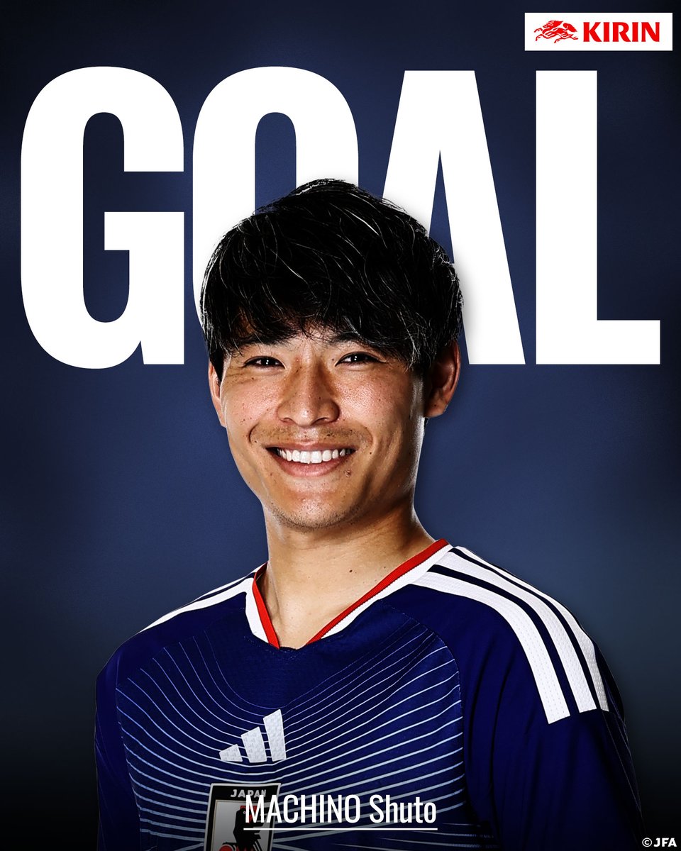 🔹𝗚𝗢𝗔𝗟🔹️ 後半26分 9 #町野修斗 🏆キリンチャレンジカップ2025