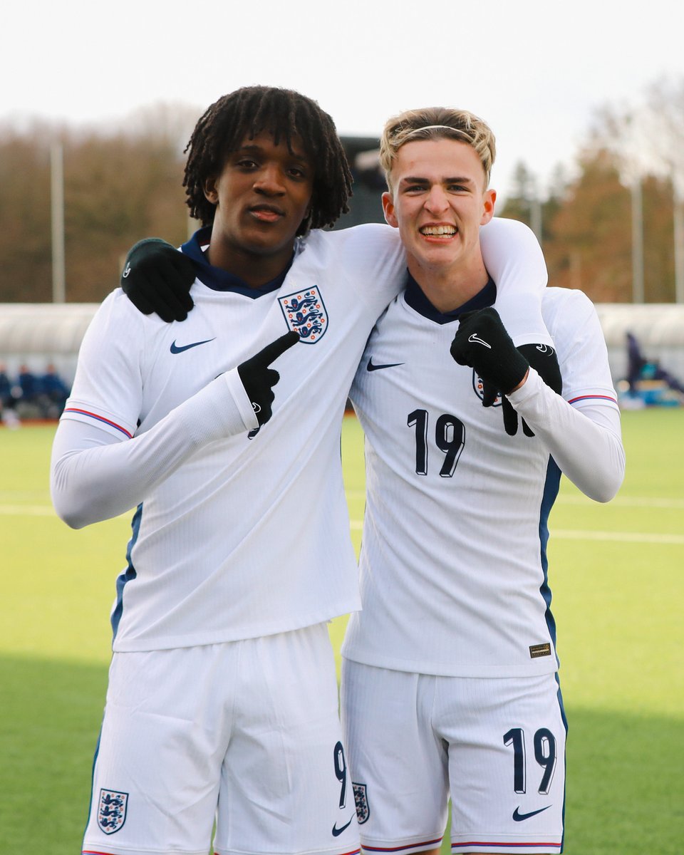 Derry assists Mheuka for England U19s. 🅰️⚽️