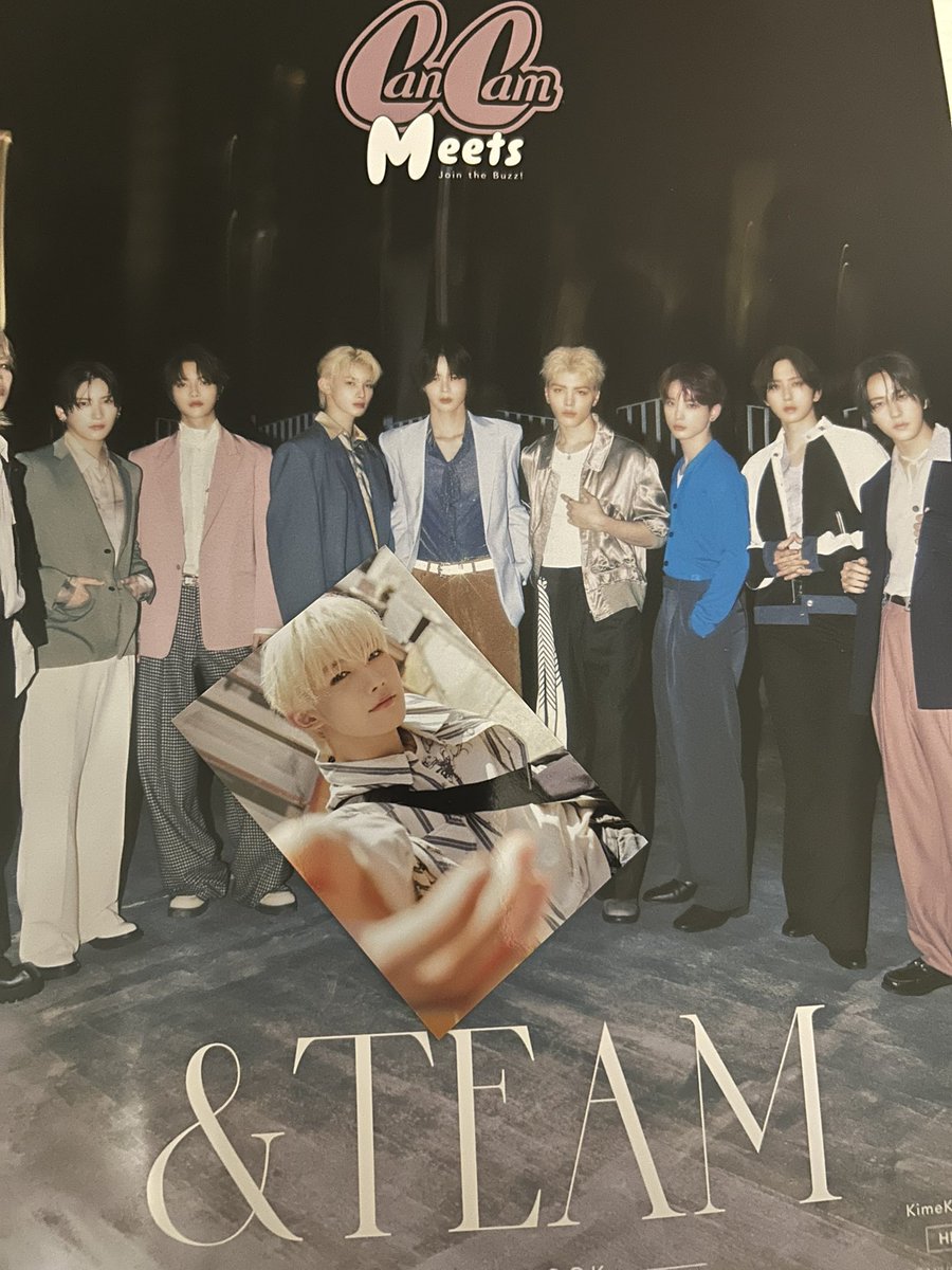 &TEAM CanCam Meets 交換 フォトムック HMV特典 手繋ぎカード どなたか