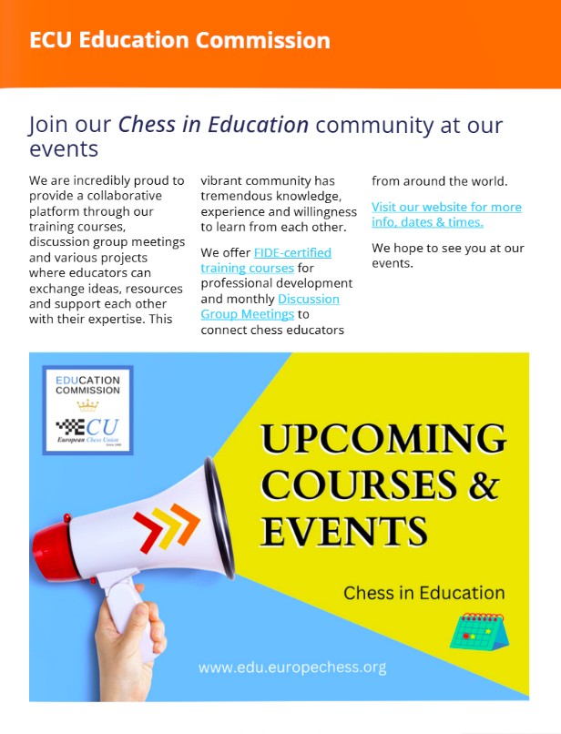 ECU_Education's tweet image. The latest ECU Magazine is out with the Latest #ChessinEducation News from the ECU Education Commission. Read online with interactive links to learn more: 👉madmagz.app/viewer/68f135c…