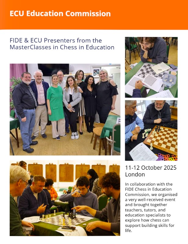 ECU_Education's tweet image. The latest ECU Magazine is out with the Latest #ChessinEducation News from the ECU Education Commission. Read online with interactive links to learn more: 👉madmagz.app/viewer/68f135c…