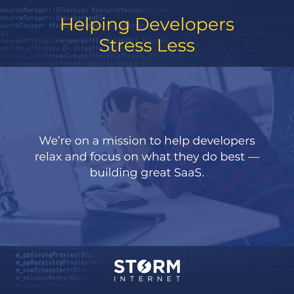 storminternet's tweet photo. When was the last time you worked a week without a hosting headache?

Downtime alerts. Scaling fires. The invisible stress that drains dev teams faster than bad coffee. That’s why we built the Developer Stress Relief Pack — request yours now! https://t.co/k3A6yZo9NE https://t.co/uiQqZFDuRG