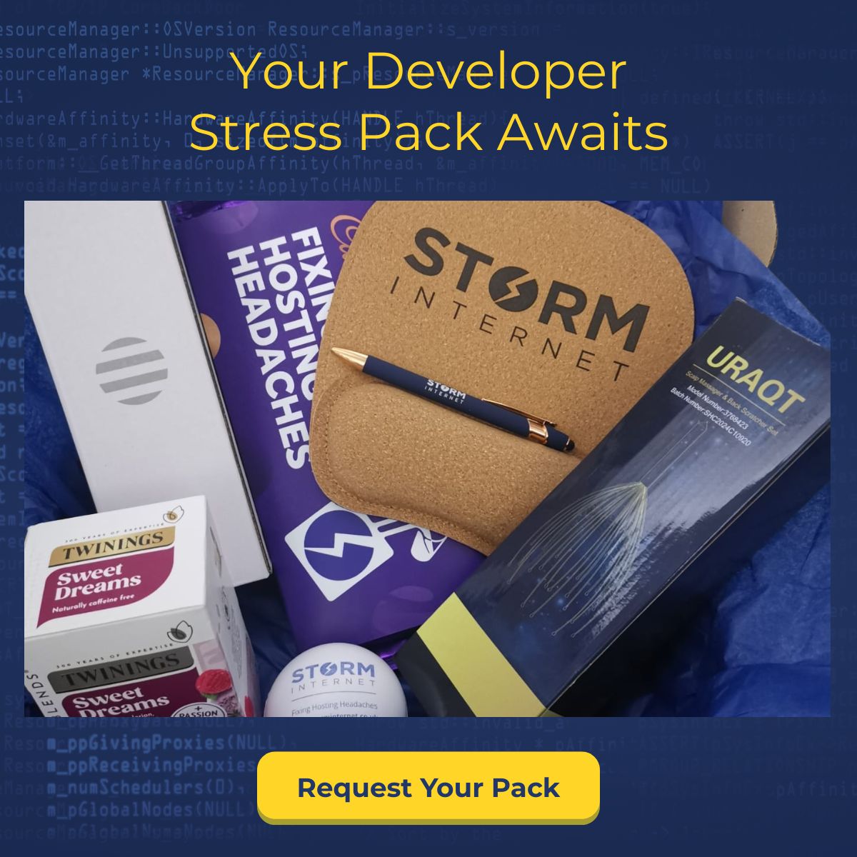 storminternet's tweet photo. When was the last time you worked a week without a hosting headache?

Downtime alerts. Scaling fires. The invisible stress that drains dev teams faster than bad coffee. That’s why we built the Developer Stress Relief Pack — request yours now! https://t.co/k3A6yZo9NE https://t.co/uiQqZFDuRG