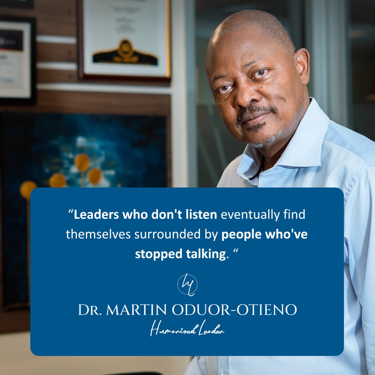 OduorMartinO's tweet image. When was the last time someone on your team said something that completely changed your mind about a major decision?

If you can&apos;t remember, your team either isn&apos;t telling you the truth OR you&apos;re not actually listening.

Both are fatal.

🔗Full reflection: tinyurl.com/ListeningInLea…