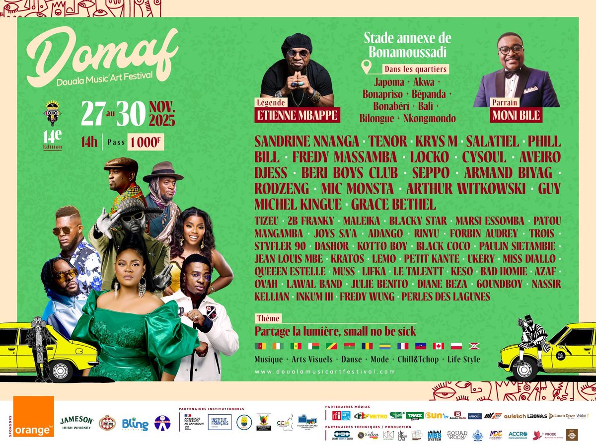EtienneAmougou's tweet photo. Content de voir : Beri Boys Club, Trois, Le Talentt, Lifka sur le @domafest 👏🏾 https://t.co/fyEsvrK86F