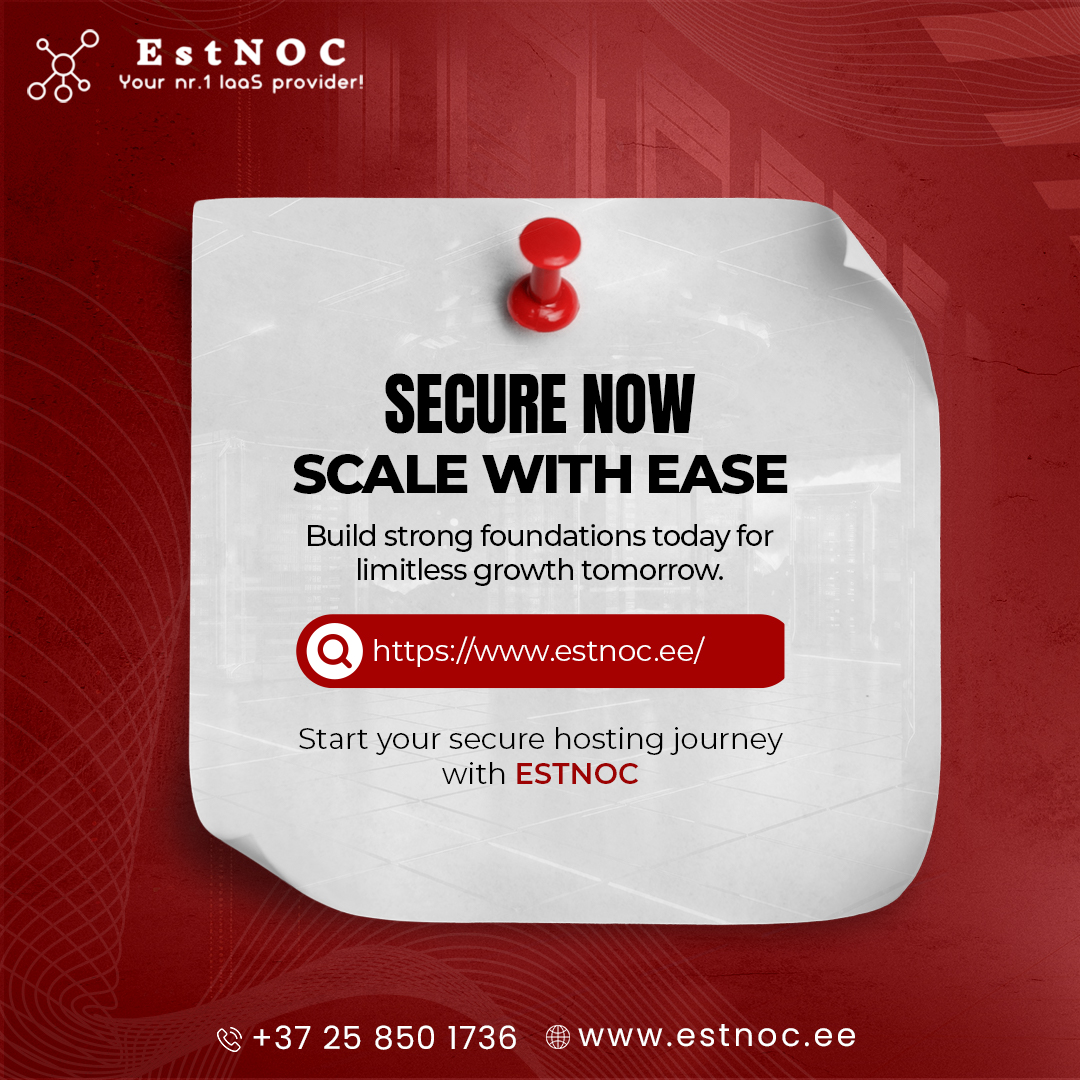 estnoc1's tweet image. Power your growth with secure, high-performance hosting. ESTNOC keeps you ahead. ⚡🛡️
Visit now :- estnoc.ee
.
.
#estnoc #Hosting #SecureHosting #VPSHosting #DedicatedServer #datacenters #cloudsolutions #cybersecurity #fastservers #BusinessGrowth
#ScalableHosting