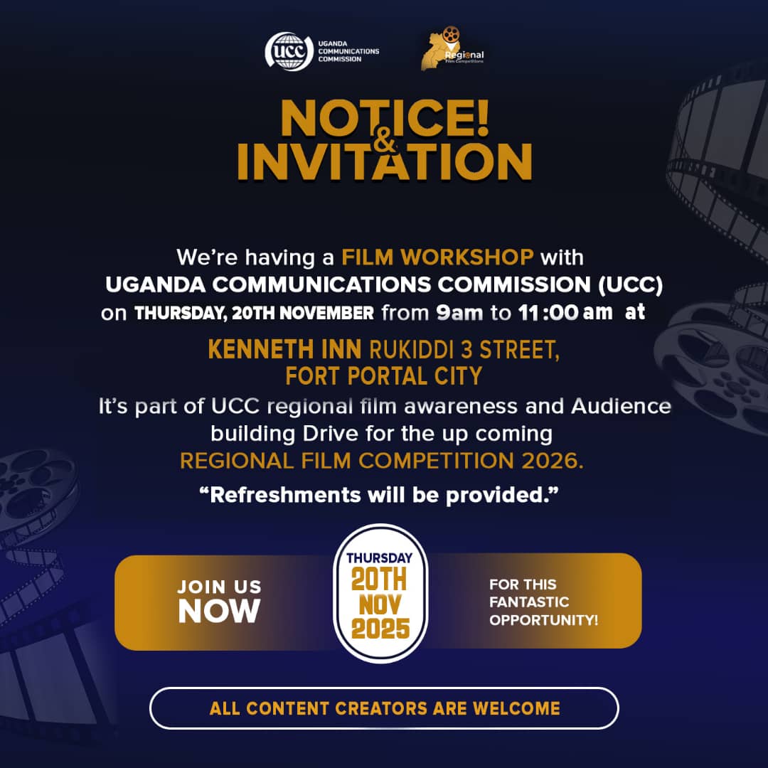 Glenn_Noel_Ics's tweet image. Ahead of the #RegionalFilmCompetition2026, @UCC_Official is organizing Film Workshops in different regions to provide hands on training &amp;amp; mentorship to native talent including directing, screenwriting, editing, sound design among others.
Mark the Dates &amp;amp; venues 👇 
#GoldenPosts