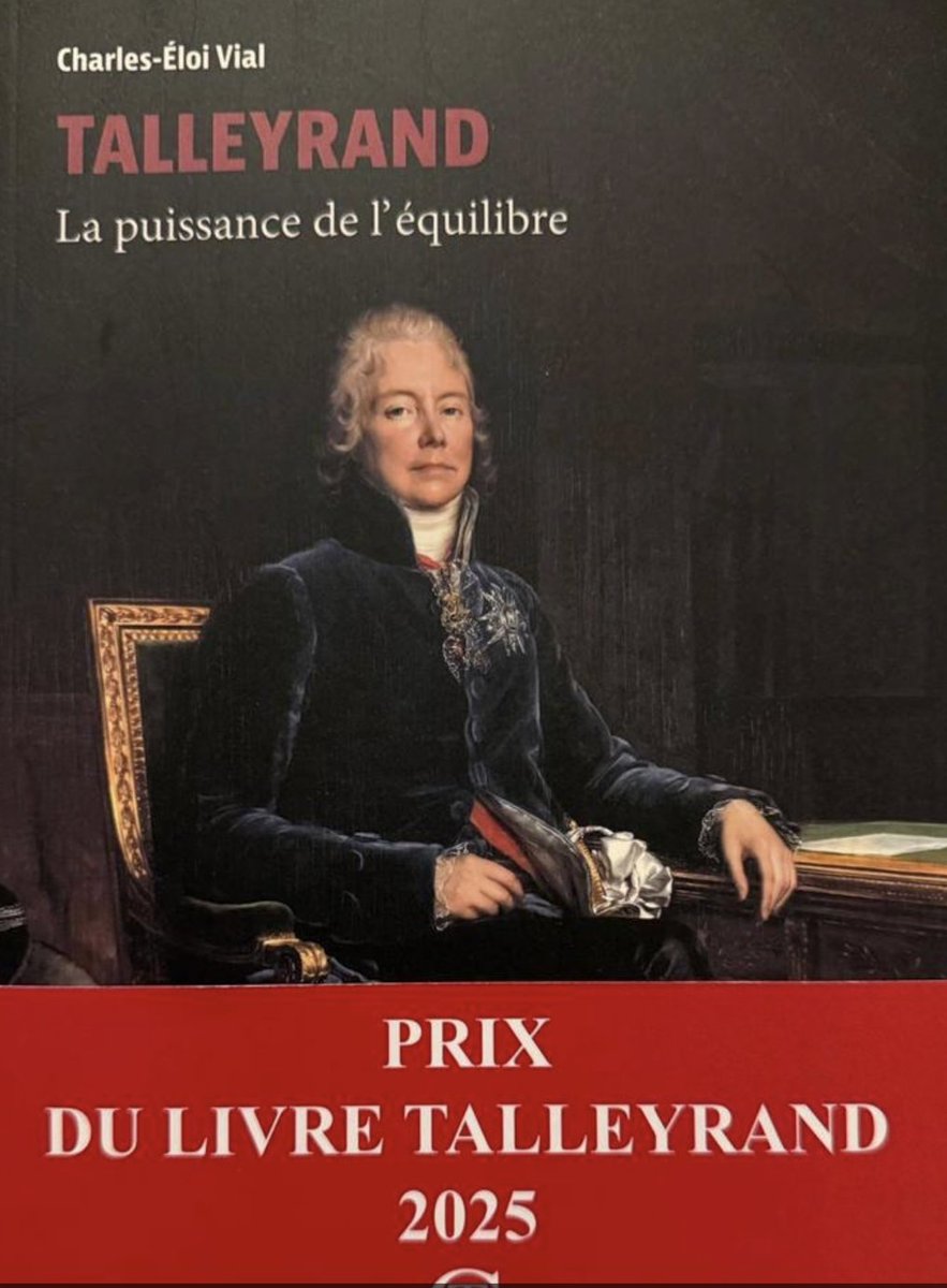 Félicitations au brillant et prolifique <a href="/eligidius/">Charles-Éloi Vial</a> lauréat du Prix du livre Talleyrand 2025 !

 <a href="/EditionsPerrin/">Editions Perrin</a> <a href="/laBnF/">La Bibliothèque nationale de France</a>