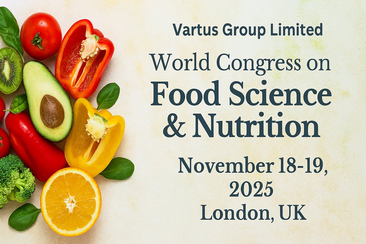 swhitmore__'s tweet image. &quot;Join global experts in London for the World Congress on Food Science &amp;amp; Nutrition — advancing innovation, health, and sustainability. November 18–19, 2025.&quot;