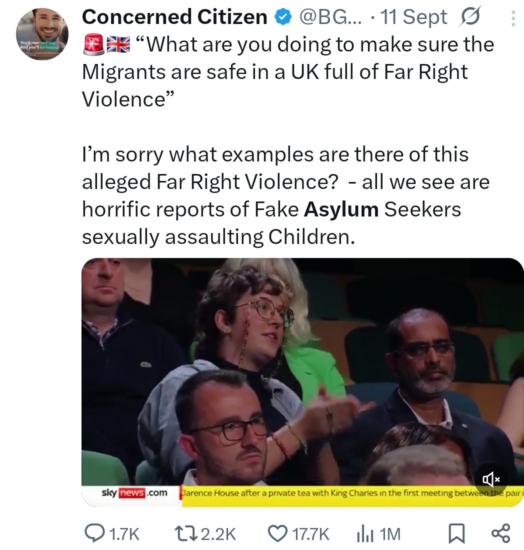 nickreeves9876's tweet image. Russia is attacking our democracy. Here is a good example of how it is doing that.

The X account Concerned Citizen has 1.1m followers. We know it&apos;s pro-Russian because it attacks support for Ukraine, and uses the Russian propaganda lies about a proxy war. 

Unsurprisingly it…