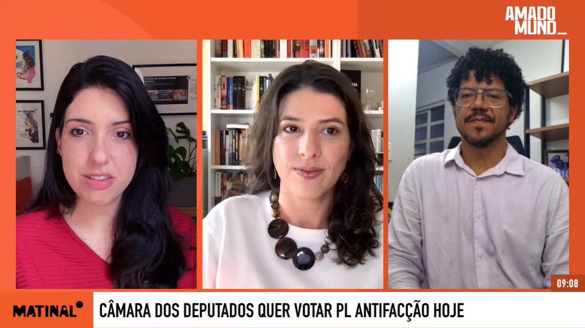 ASSISTA AO VIVO: youtube.com/watch?v=lofxX4…

"O ideal seria que o relator adotasse o texto do Poder Executivo, ouvindo a AGU, a Casa Civil e o MP, ou seja, em harmonia com o sistema de combate às organizações criminosas. Mas a expectativa é que Derrite prossiga com o texto atual",