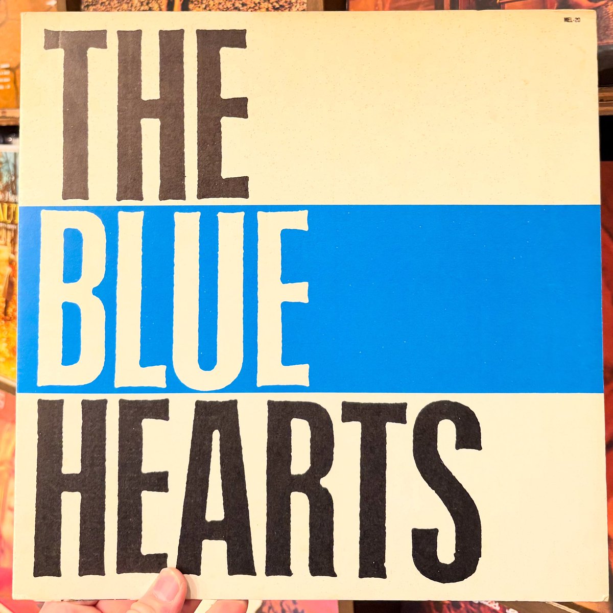 ゆ*う様 初回段ボールジャケ!THE BLUE HEARTS LPレコード ME 貴重 初回段ボールジャケ ザ・ブルーハーツ THE BLUE HEARTS LP MEL-20