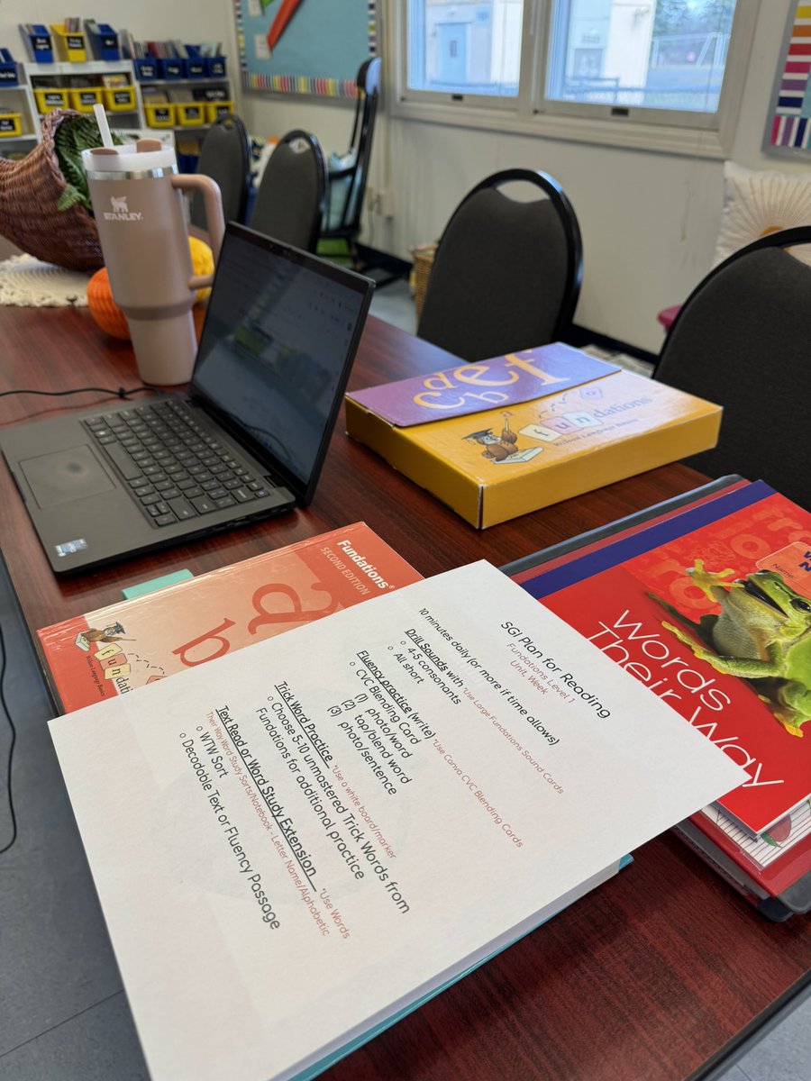 KymHarjes's tweet image. Prepped and ready for a day of co~planning for #SmallGroupInstruction