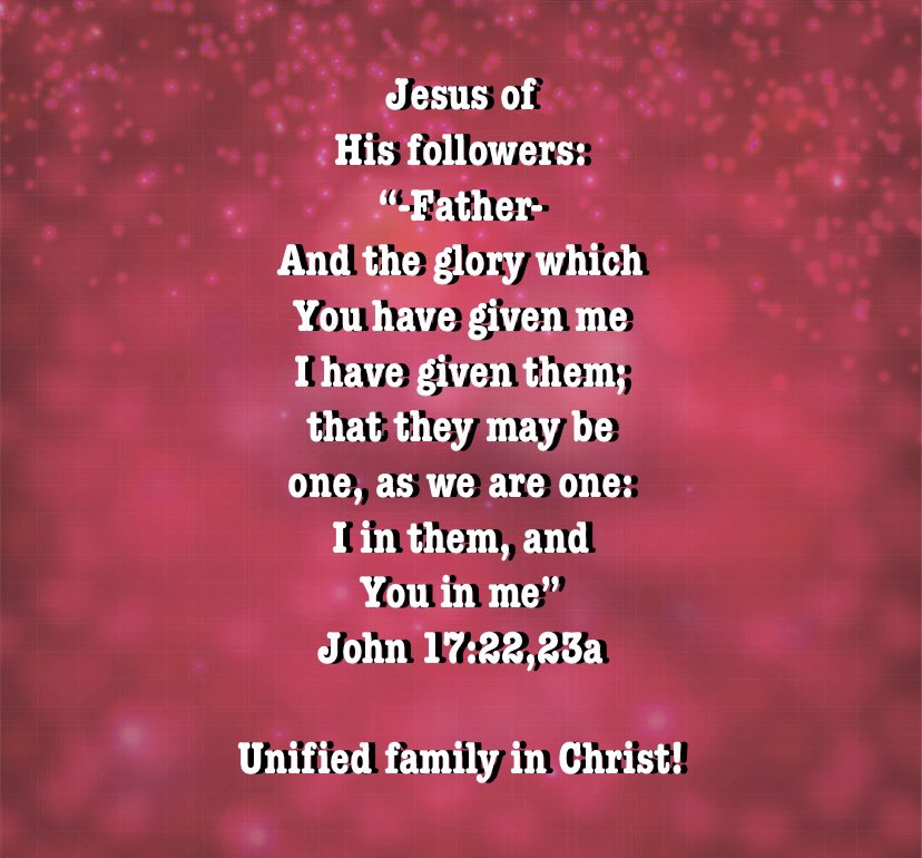 ChrisannDawson's tweet image. #Jesus unifies us, honoring Himself, &amp;amp; glorifying His Father! 💯♥️♥️💯