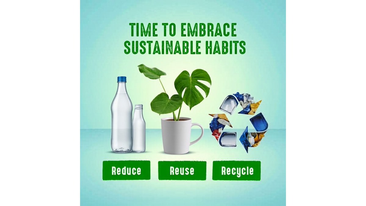 InterplasRecycl's tweet image. TIME TO EMBRACE SUSTAINABLE HABITS! 🌍 Join the 3 R&apos;s movement today: Reduce, Reuse, and Recycle. Small changes make a massive difference for our planet.

#SustainableHabits #3Rs #ReduceReuseRecycle #GoGreen #Sustainability #EcoFriendly #ClimateAction
