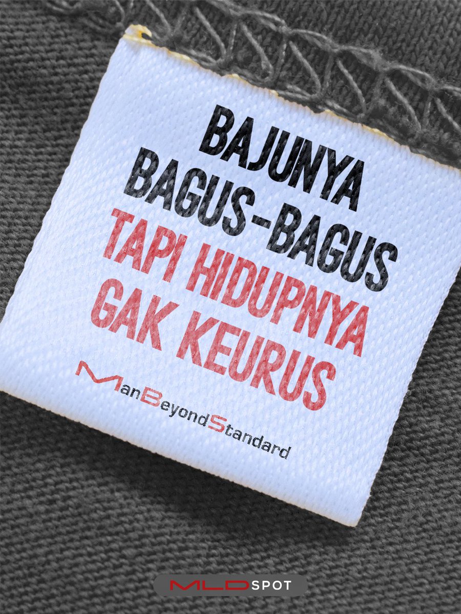 MLDSPOT's tweet image. Banyak nih yang begini. Kapan jadi cowok yang beyond standard kalo idup sendiri aja gak keurus.. Tag temen lo kalo ada yang begitu👇🏼

#MLDSPOT #SpotNongkrongDigital #AnakNongkrongMLD #ManBeyondStandard #Baju
