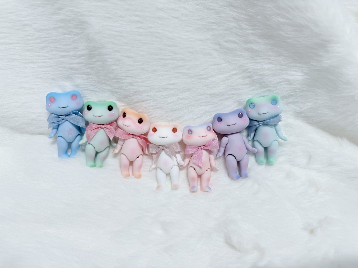 PIPOSDOLL's tweet image. パステルキャンディのような、小さな子たちです。
各一点のみのご用意で、来週発送予定です。✨🌈

#pipos #ピポス #ドール #球体関節人形