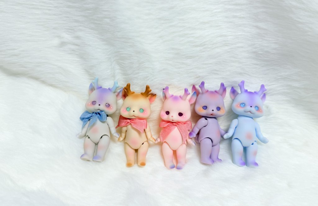 PIPOSDOLL's tweet image. パステルキャンディのような、小さな子たちです。
各一点のみのご用意で、来週発送予定です。✨🌈

#pipos #ピポス #ドール #球体関節人形