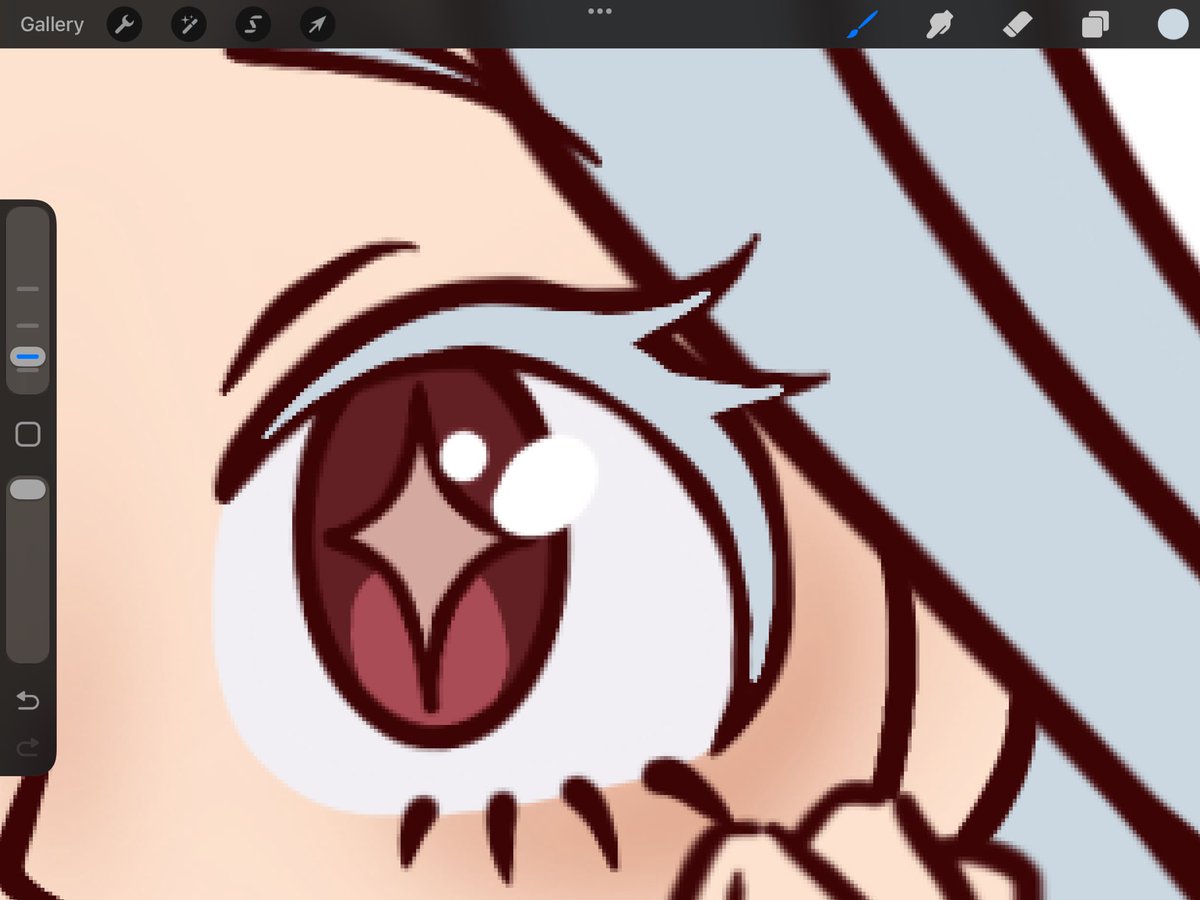 SpaceOpalArt's tweet image. Colored eyelashes or not? #arthelp #MHA