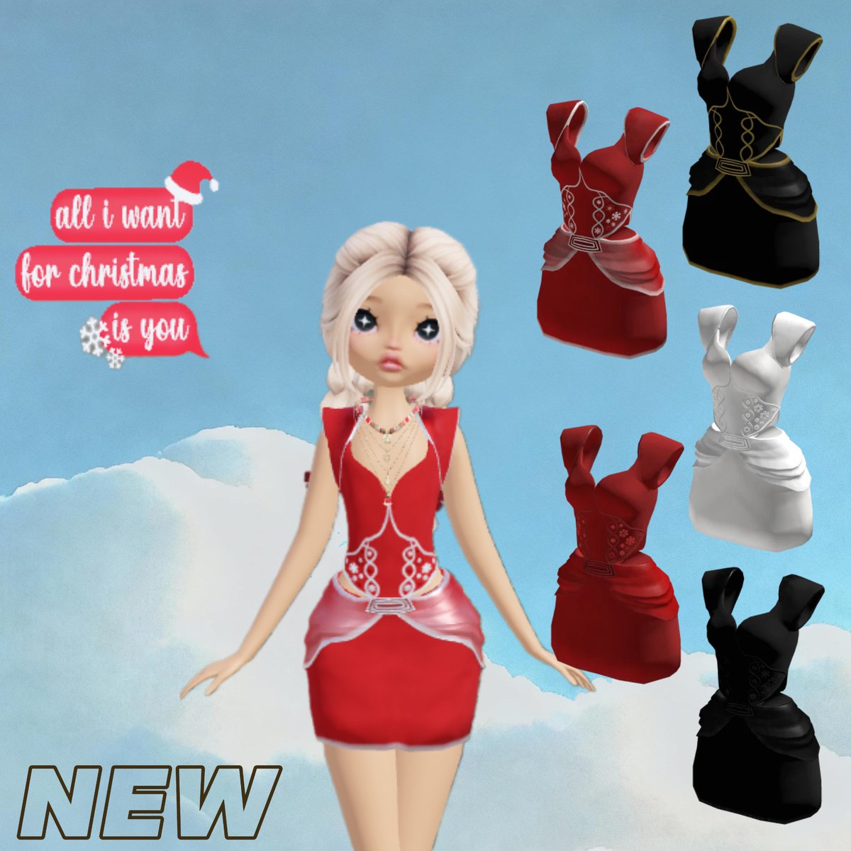youraikafashion's tweet photo. All I want for Christmas is this snow frost dress 🎄
https://t.co/LDU8lI6DJF
Lov u,
Your AIKA fashion 🫧
#christmas #roblox #robloxdrop #robloxdress #newdrop #newugc https://t.co/rJrgtVjyep