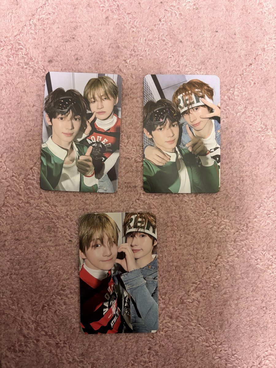 TWS play hard トレカ 交換 譲→写真のもの 求→ヨンジェ、ジフン 郵送