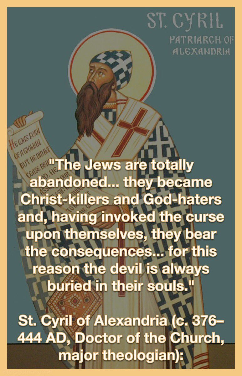 LetsGoBrando45's tweet image. Since Christ’s crucifixion, all of Christendom understood that jews are the advocates of Satan.

Over the last 70 years, the “Holocaust” and the coining of the term “ anti-Semitic”, has caused the Church to abandon the teachings of the New Testament.

This is the truth.