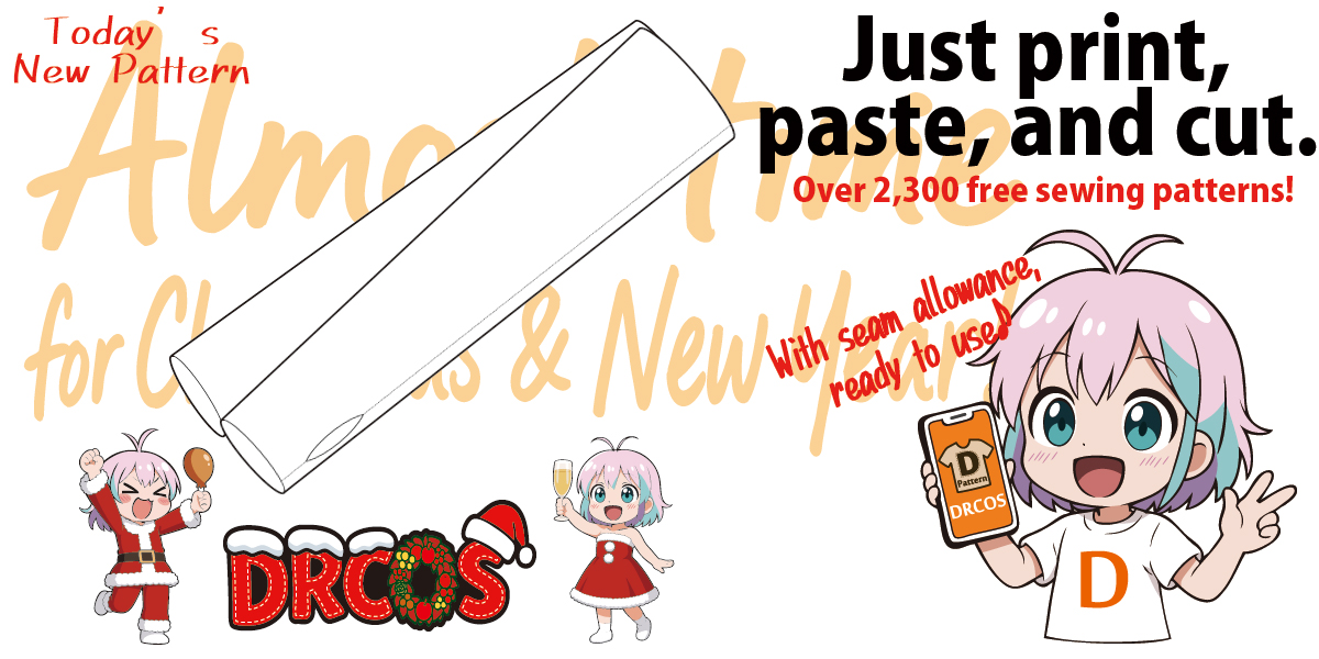 drcos_com's tweet image. 🎅 Today’s new Free English Paper Pattern release!

🩷 Arm Cover
📏 A4 size (Cm)
🧵 Easy arm covers — great for Christmas cosplay, winter outfits, and handmade projects!

🔗 dr-cos.info/fp-armcover.ht…

#ChristmasCostume #SewingPatterns #FreePattern