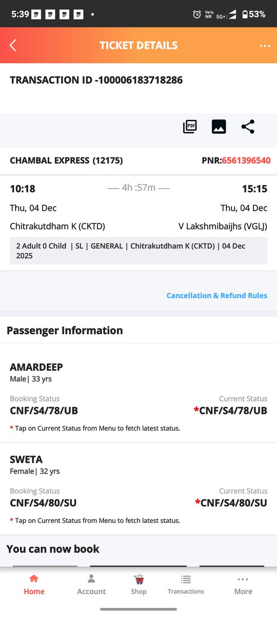 amardeep44's tweet photo. @RailwaySeva @DrmJhansi @RailMinIndia महोदय कृपया अवगत कराना है कि ट्रेन 12175 के स्लीपर डिब्बे में 113 सीट उपलब्ध थी तो टिकट बुकिंग करने पर अपर बर्थ ही क्यों अलॉट की गई जबकि मैने लोवर बर्थ के साथ बुकिंग की थी। अब एक 4 महीने और एक 4 साल का बच्चा कैसे मैनेज करूंगा अपर बर्थ पर। https://t.co/govveL5xIe