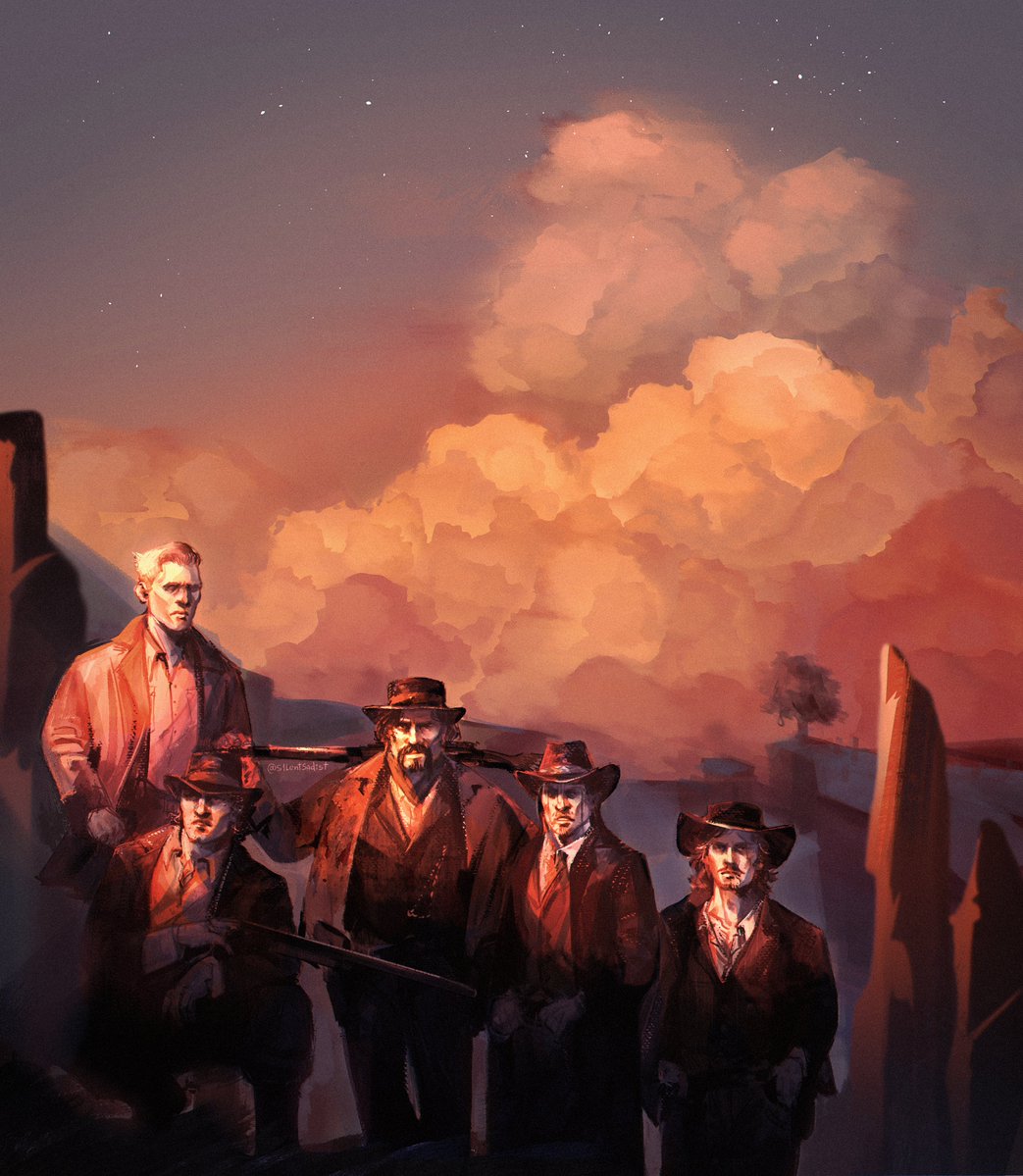 S1lentSadist's tweet image. Ain&apos;t no cowboy rides clean his first day...

#HoseaMatthews #DutchVanDerLinde #EadbhardOdriscoll #ColmOdriscoll #GofridBauer #ocart #RedDeadRedemption2 #rdr2 #rdr2fanar #rdr2ocEdward